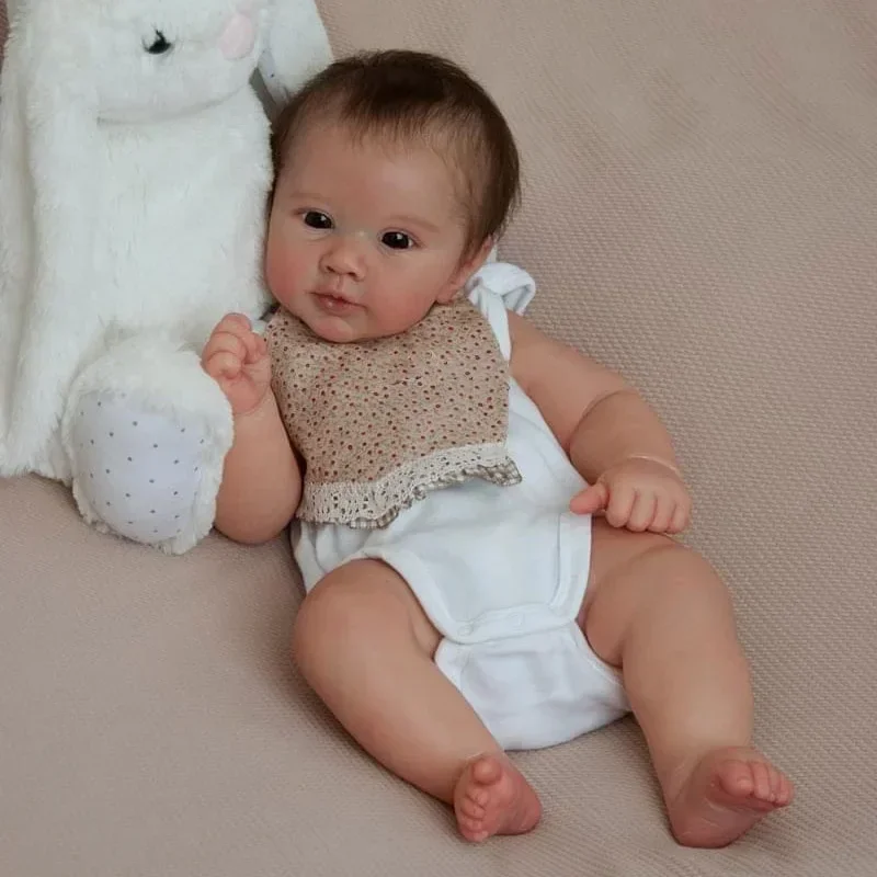 20inch piper Reborn Doll Cute Baby Already Painted Lifelike Finished 3D Painting with Visible Veins Collectible