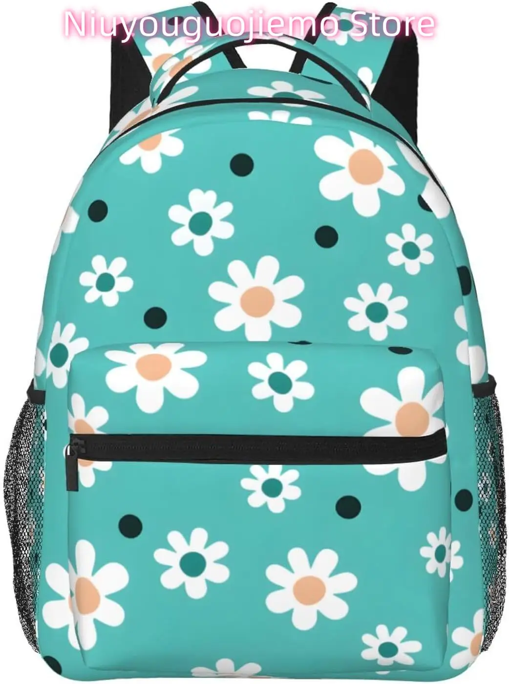 

laptop bag back to school Pretty Cute Flower Prints Lightweight Laptop Backpack Lightweight Multipurpose Travel Casual Daypack U