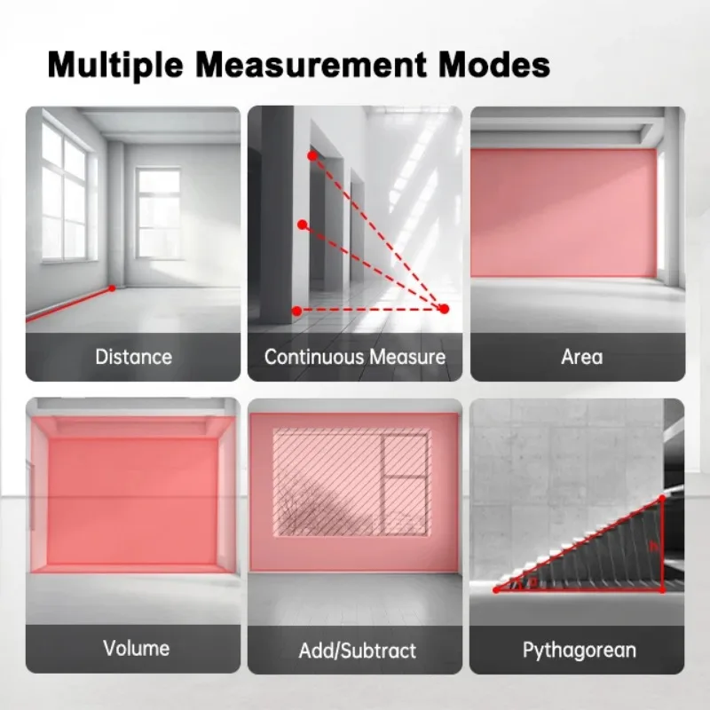 Hot Selling 70m Portable Digital Laser Distance Meter Cheap Laser Measure Tools Laser Distance Meters Rangefinder