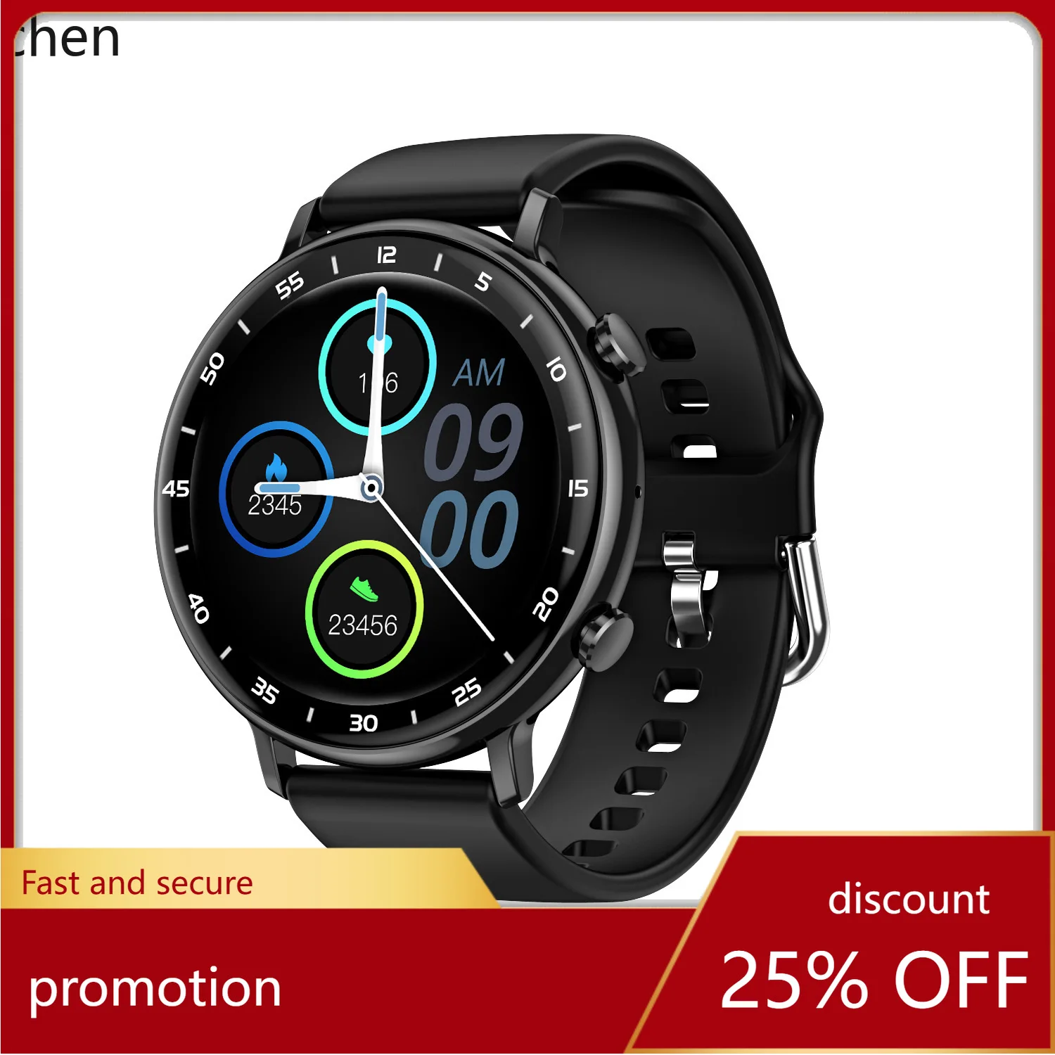 ZML Smart Watch for Men New Electronic Heart Rate Blood Oxygen Monitoring Health Device