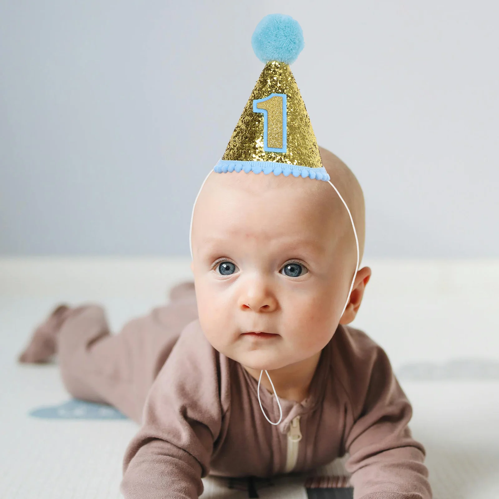 Holiday Season Party Hat Aldult Color Coordinated Birthday Cone Sparkle Glitter Exclusive Design