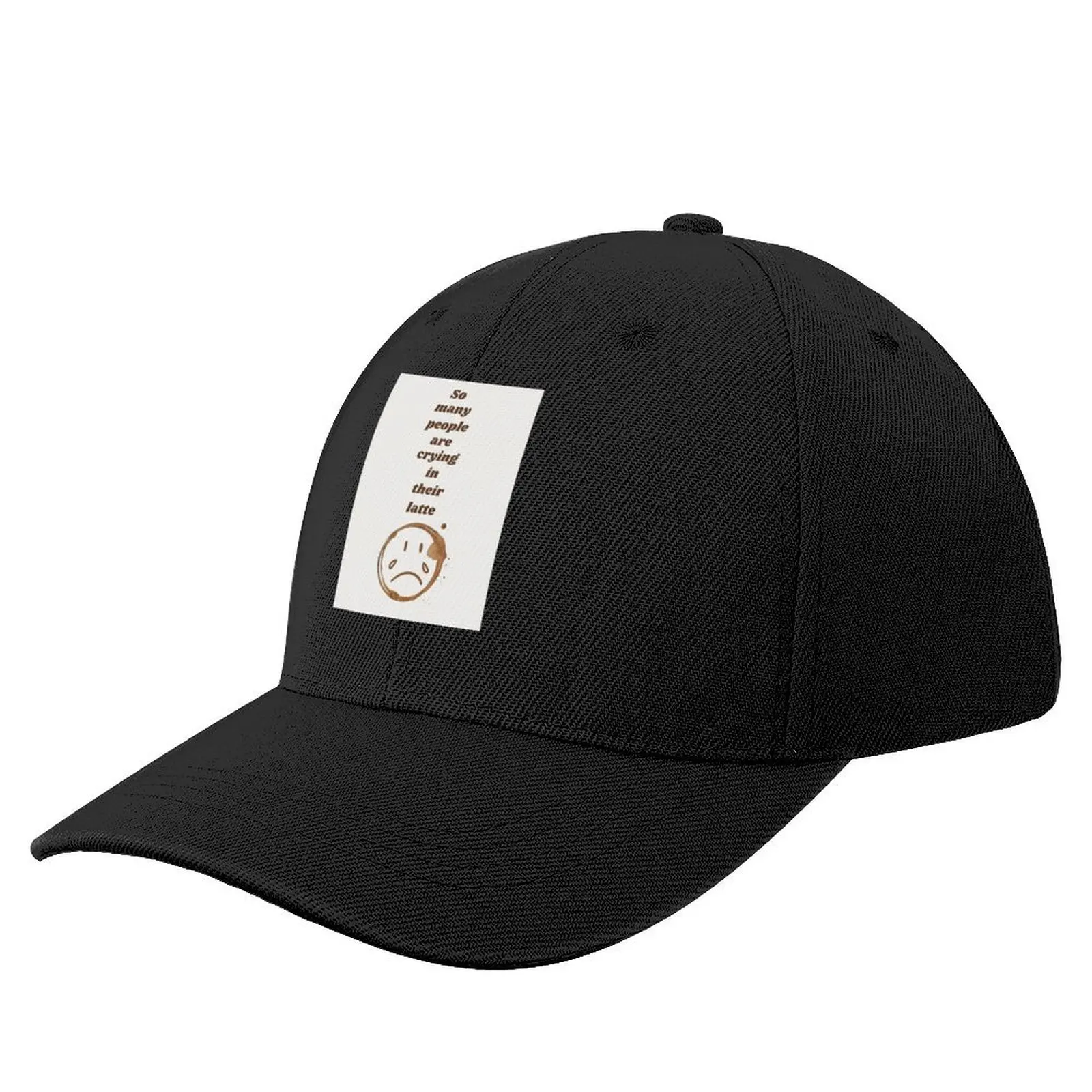 

The Girl is Crying in Her Latte by Sparks Baseball Cap funny hat Funny hats Hat men Big Size Hat For Women Men's