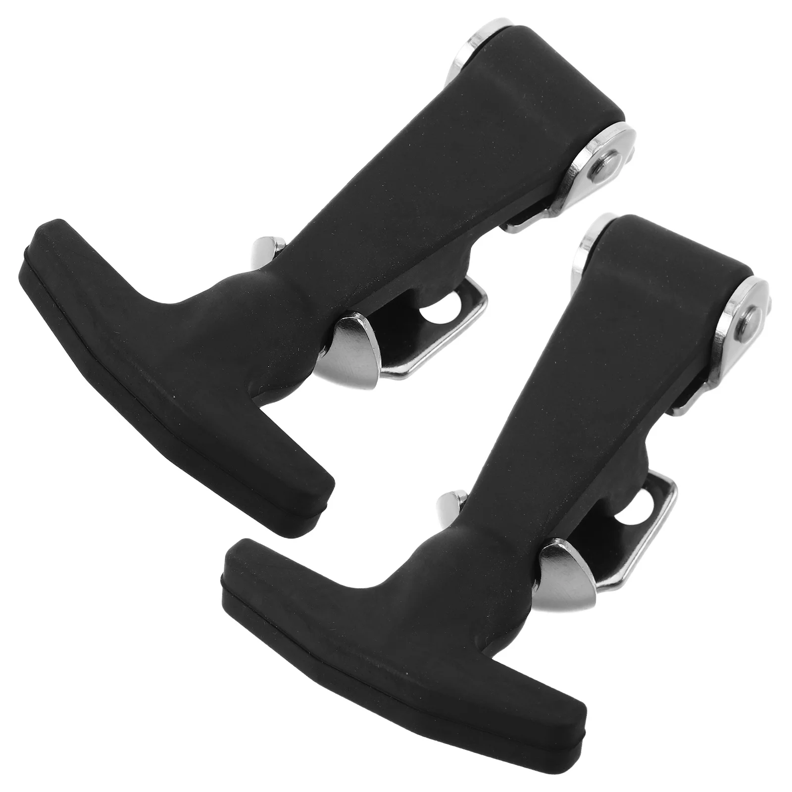 

1 Pair Insulation Box Latch Stainless Steel Rubber Buckle High Elasticity For Coolers Toolboxes Fishing Gear Hood Lock