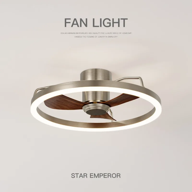 Light High Power Inverter Bauhaus Ceiling Fan Light 2026 New Model Bedroom Eye Protection Lamp Mid Century Modern Minimalist