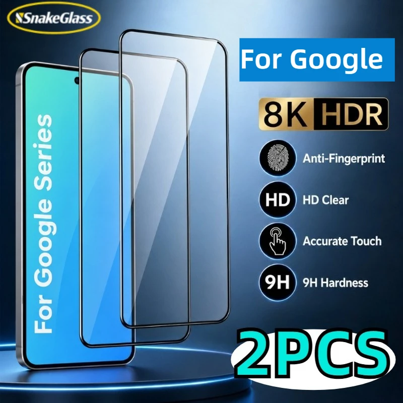 

2PCS 9D Clear Screen Protector for Google Pixel 10 /10 Pro/10 Pro XL/9/9A/9 Pro/9 Pro XL/8/8 Pro/8A/7/7 Pro/7A/6/6 Pro/6A Glass