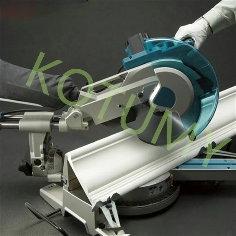 LS1110F Serra oblíqua composta deslizante Serra composta multifuncional de 10 polegadas Serra esquadria perfeita para carpintaria com lâmina de serra