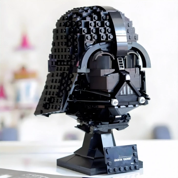 2026 New 834pcs Star Interstellar Conflict Imperial Starfighter 75304 Darth Vader Helmet Building Blocks Model Toy Birthday Gift