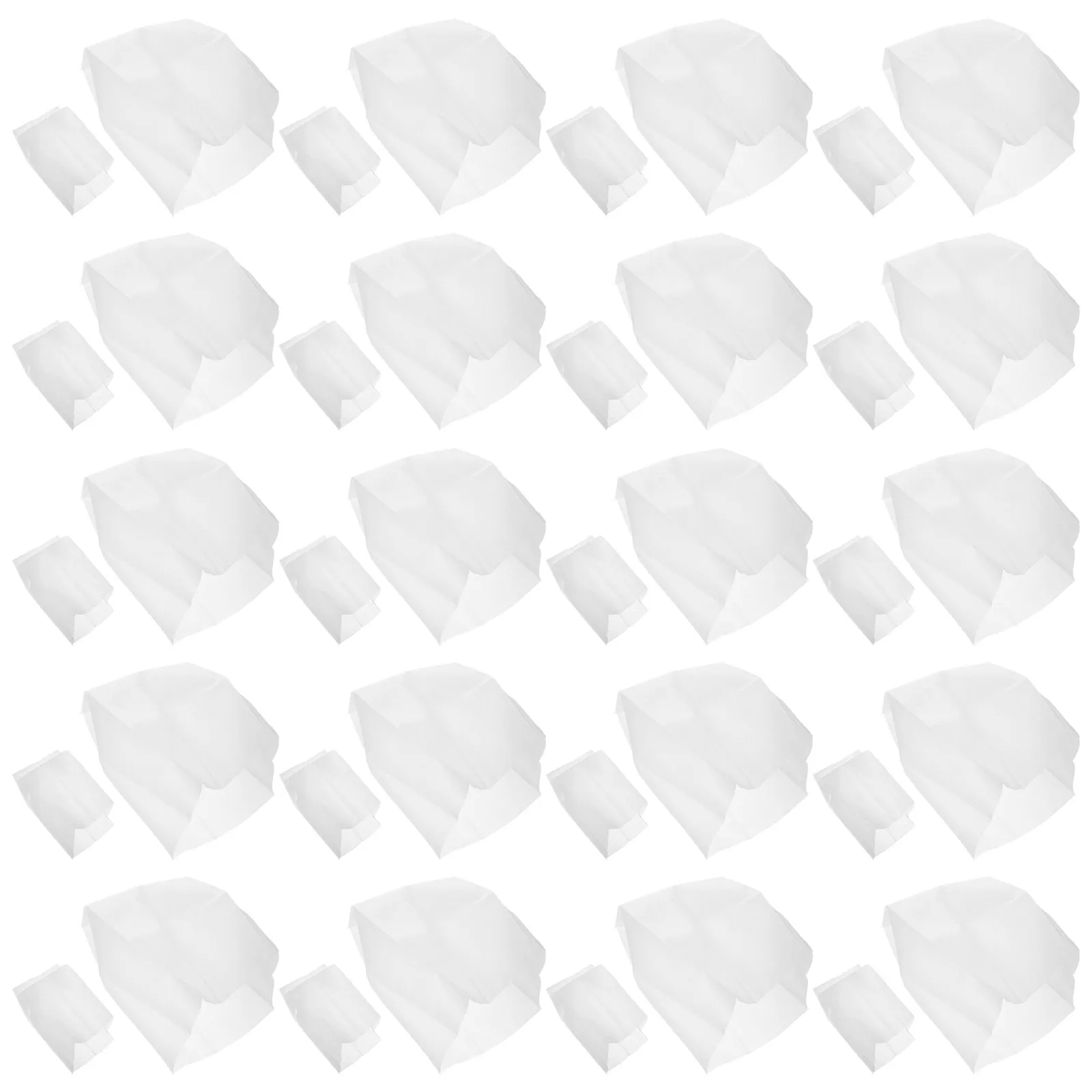 

200Pcs Nursery Grow Bags Non-Woven Fabric Breathable Planting Pouches for Vegetables Fruits Flowers Seedlings Cultivation