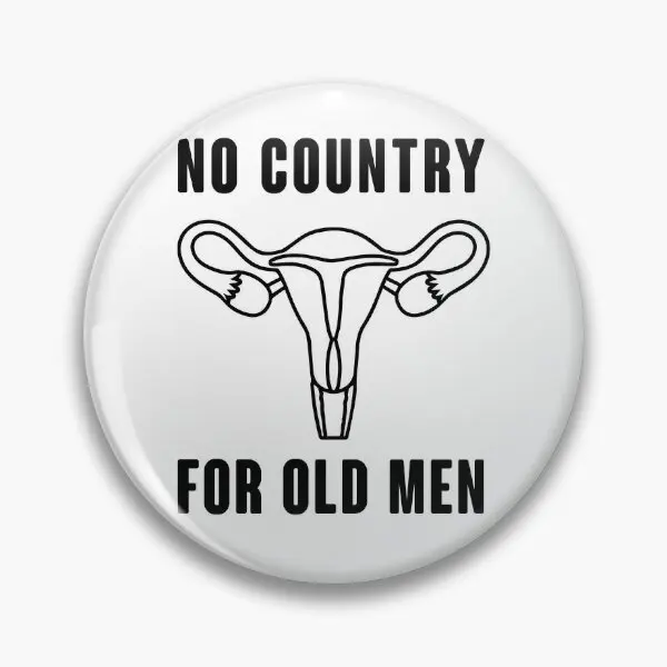 No Country For Old Men  Soft Button Pin Funny Hat Decor Cartoon Gift Lapel Pin Women Fashion Brooch Metal Badge Collar Jewelry