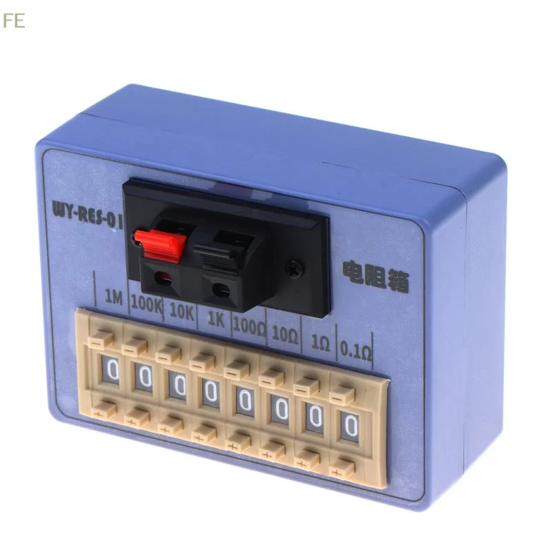 [F] WY-RES-01 Resistance Box Pocket Resistance Box, Dial Programming Resistance Box For Electrical Equipment Tool Accessory