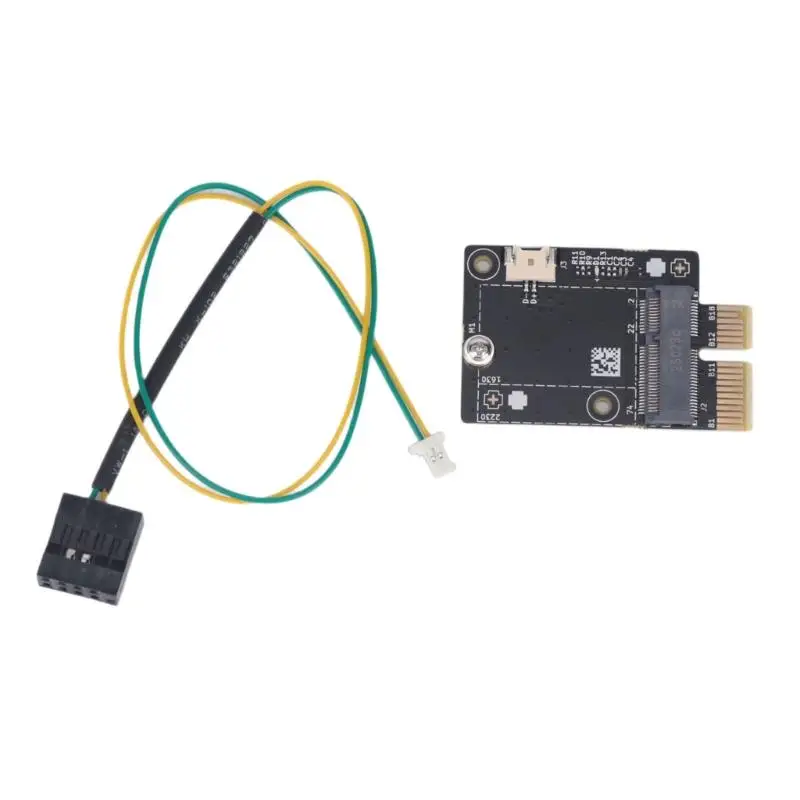 Y1UB M.2 To PCIE Adapter For Ax210 Ax200 Desktop Mini Converter Board Metal