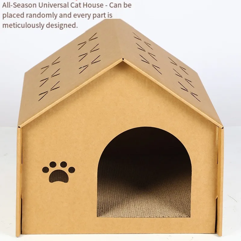 

cat litter integrated wear-resistant, large cat carton corrugated claw board, cat toys and pet supplies