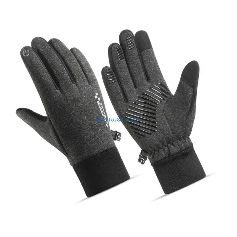 

Y4UD 1 Pair Children's Winter Gloves Full Finger Mittens with Soft Fleece Lining Outdoor Sport Bike Cycling Skiing Mitts