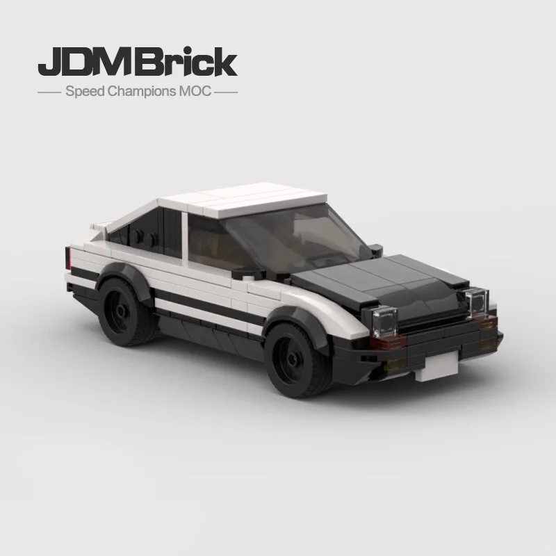

Конструктор MOC для взрослых, Детский конструктор, черно-белый, двойная комбинация, крутой спортивный автомобиль, Игрушечная модель, 8 ячеек