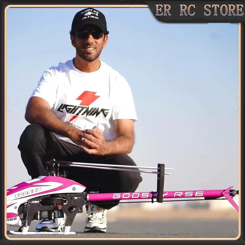 GOOSKY RS6-600 3D Electric RC Helicopter Remote-Controlled Aerobatic Model Spacecraft Race Aircraft Kit for Modification