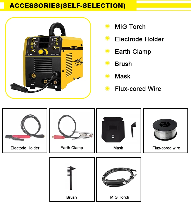 Inverter 4 in 1 Mig Mma Tig Metal with Gas Mig Welding Machine