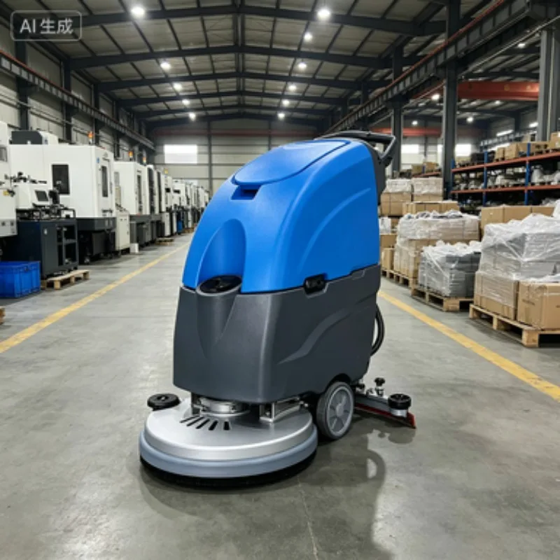 

Quiet and Efficient Automatic Floor Scrubber Battery Powered Walk-behind for Residential Properties, Estates and Home Dust