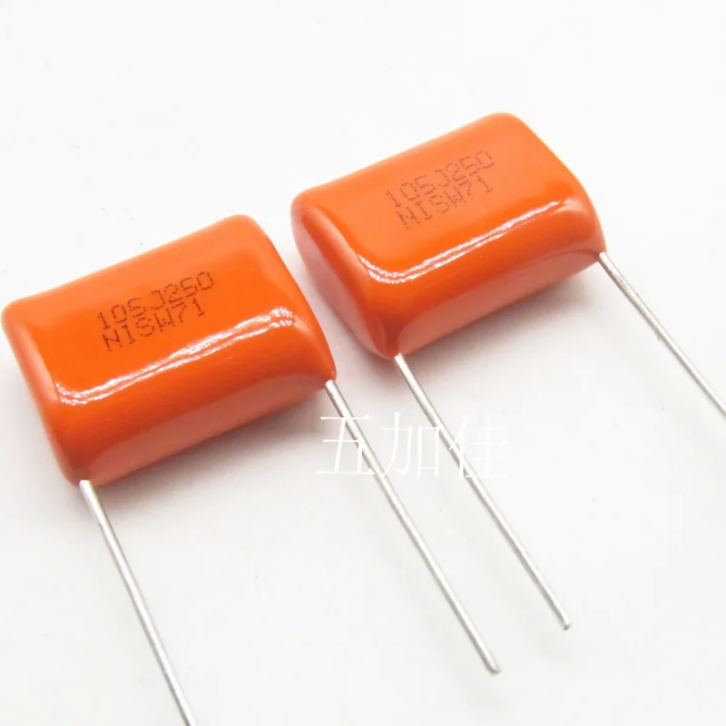 10-100pcs 105J250 250V1UF 5% NISSEI precision CBB metalized thin film capacitor copper pin P17MM