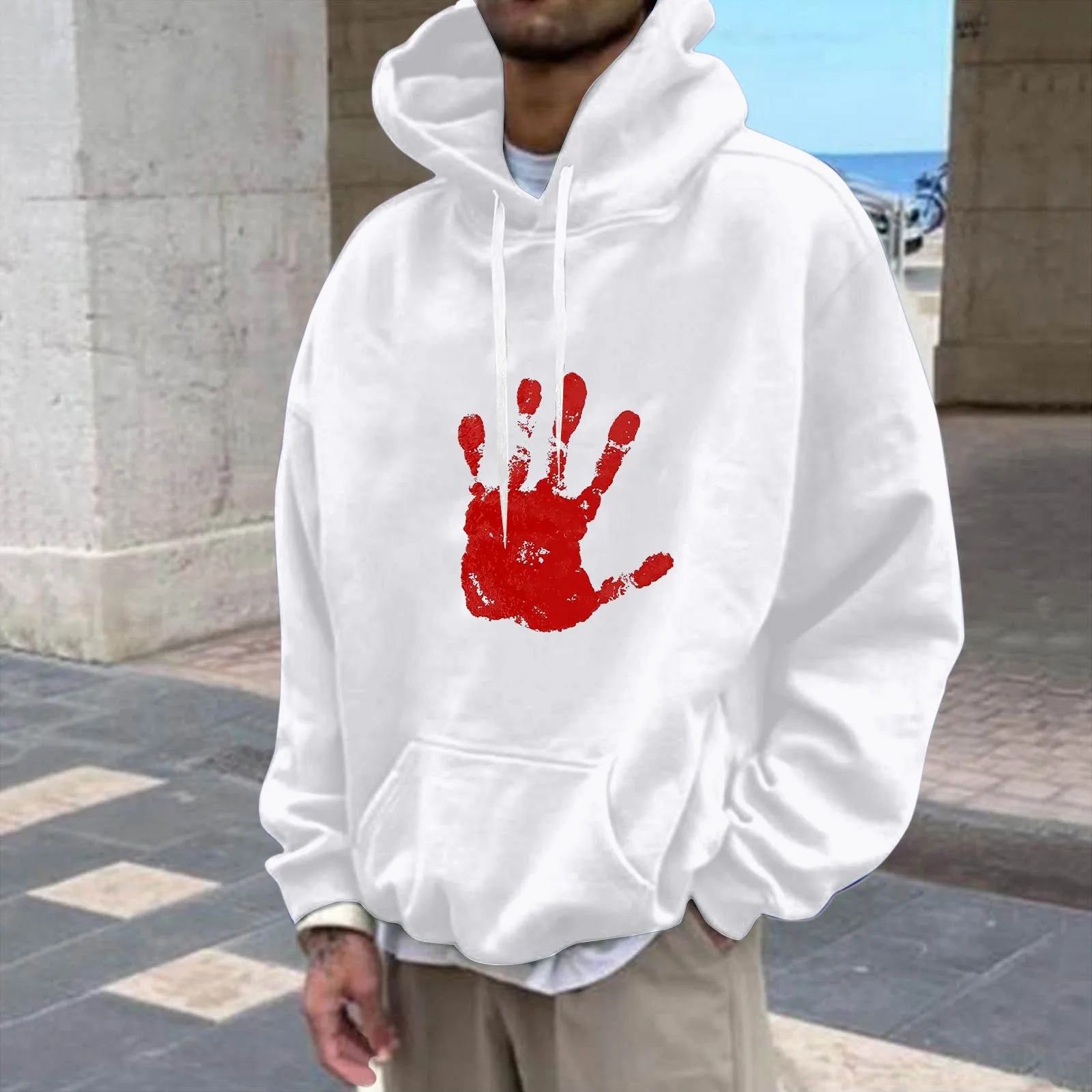 

Halloween Fashion Loose Casual Hoodie For Men Friends Hoodie