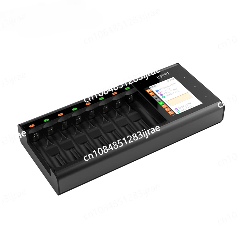 N8 Multichannel 18W 1.5A 8 Slots LCD AA/AAA Battery Quick Balanced Charger for LiIon LiHv Life NiMh Nicd Nizn RC Parts