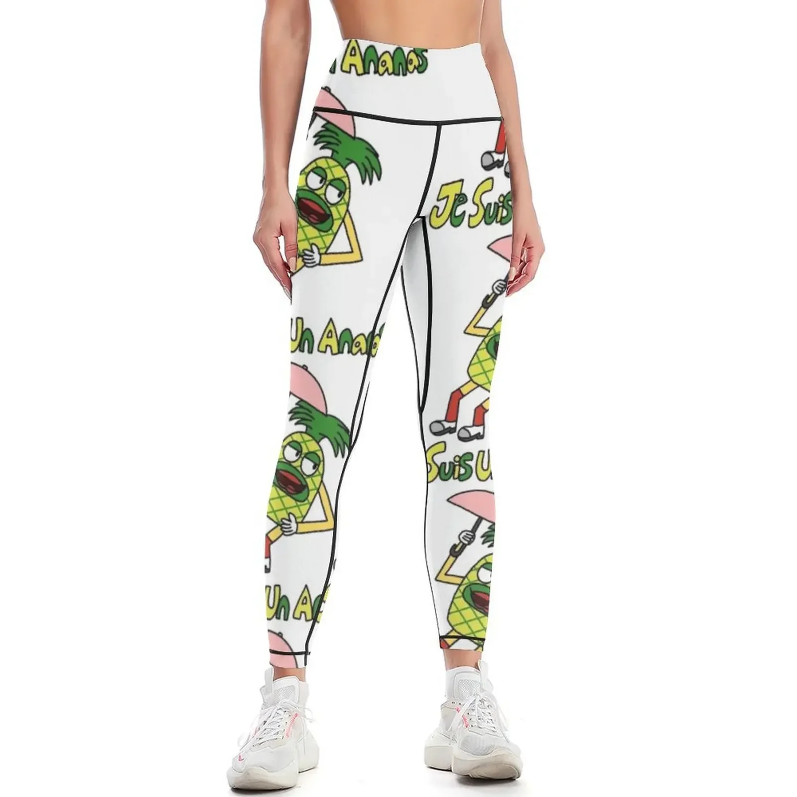 

Je Suis Un Ananas Leggings Women's high waist Training pants Fitness woman Women's sportswear Womens Leggings