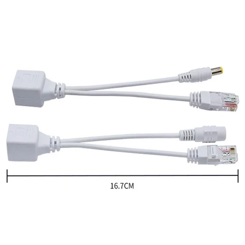 1/5/10PCS Metal port with shielding POE separator Monitoring camera network Wireless AP Power supply module 12V straight-through