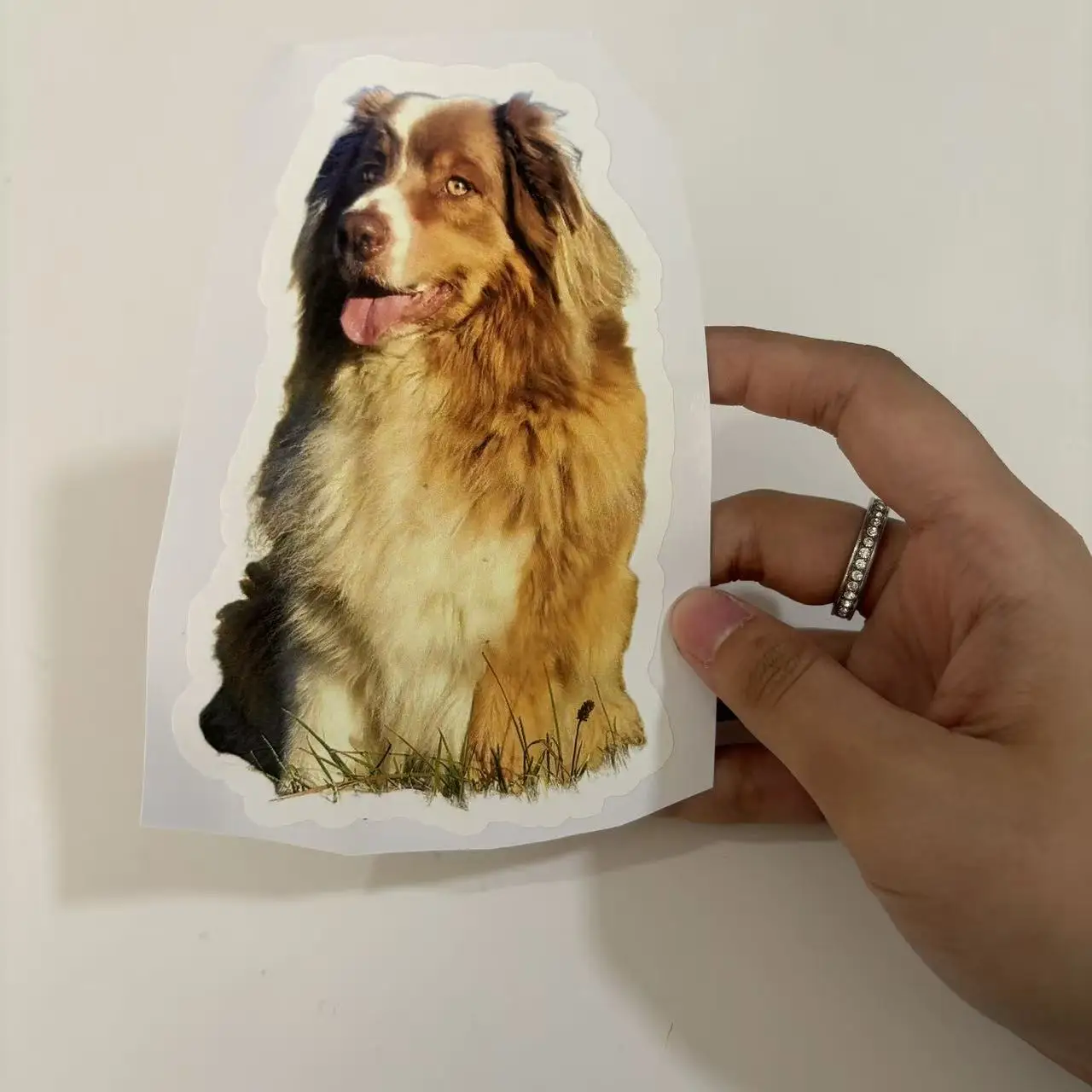 Custom Die Cut Stickers 100pcs, Waterproof Personalized Text Stickers, Custom Logo Labels for Wedding & Holiday Gift Packaging view 3