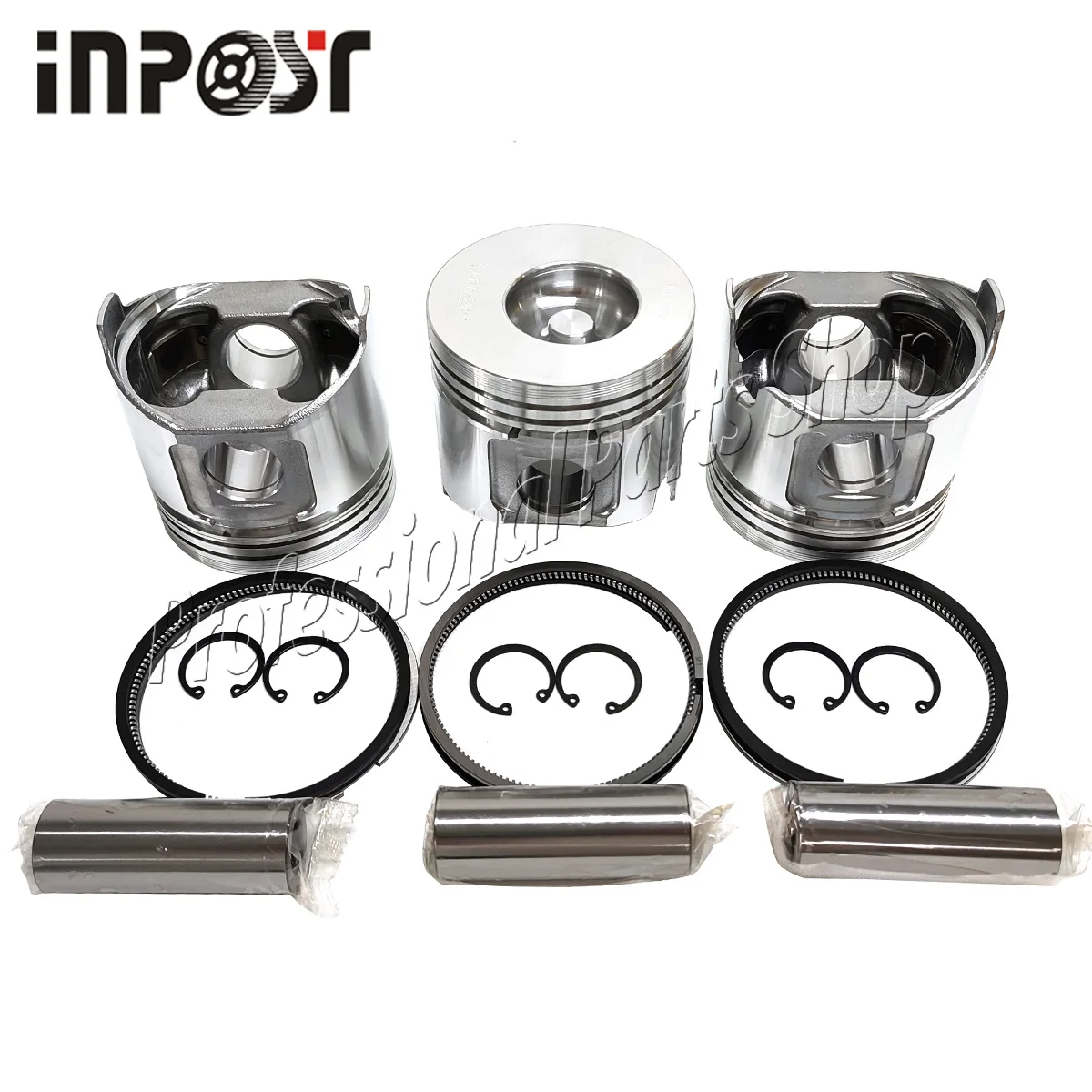 New 3TNV88 Piston + Rings Kit Set STD For Yanmar Engine (3 set)