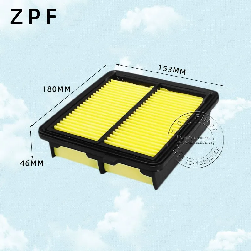 17220-RBJ-000 Air Filter for HONDA Fit Shuttle Freed Spike Insight Jazz GP1 GP2 GP4 ZE3 ZE2 GP3 JPN 17220RBJ000  Factory  Outlet