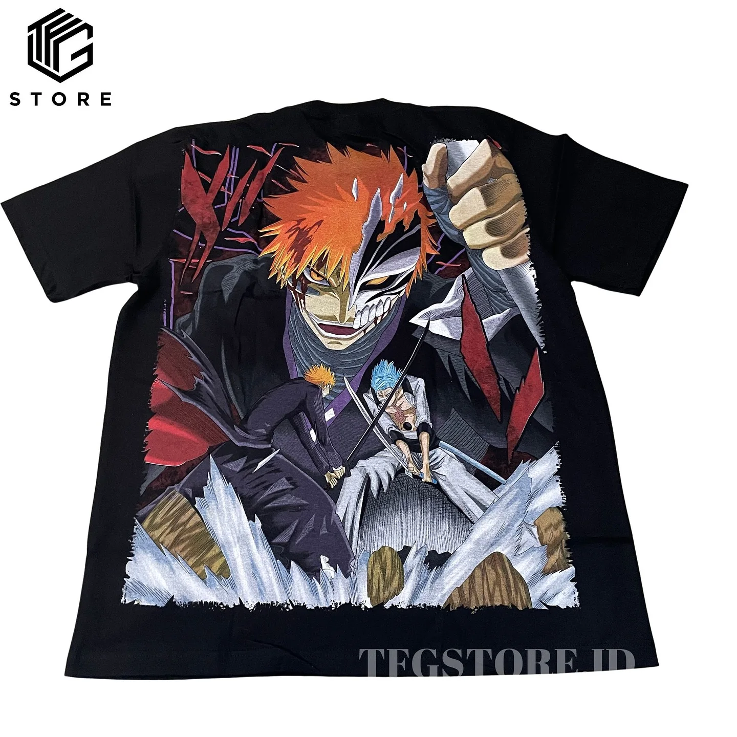 Orihime Inoue T-Shirt Zaraki Kenpachi Bleach Anime Ichigo Aizen Shirt All Size