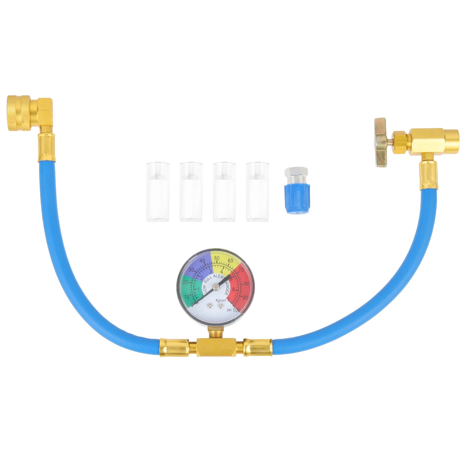

Refrigerant Charging Hose Copper PVC 600 3000PSI Air Conditioning Filling Pipe Car Supplies Refrigerant Recharge Hose Automotive