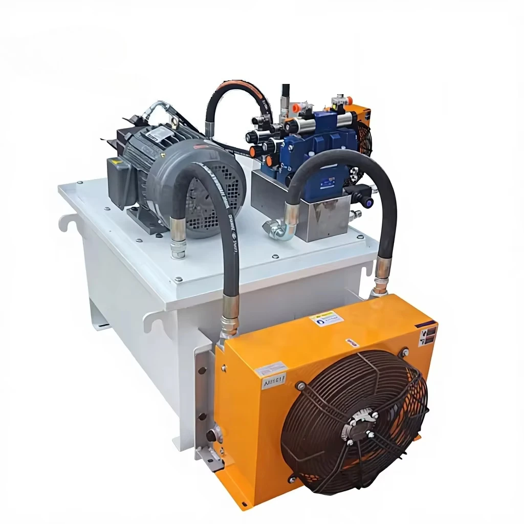 Customized Low Pressure System Small Hydraulic Power Unit Miniature Complete System Air Cooled Pump Station Cast Iron