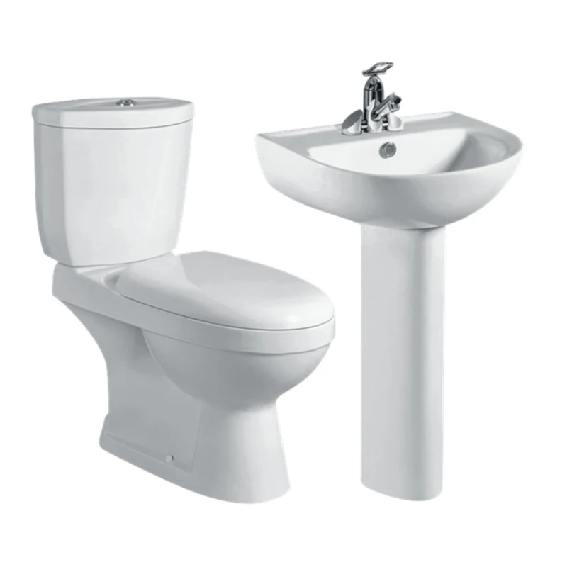 Economic price Bathroom ceramic wc toilet and wash basin