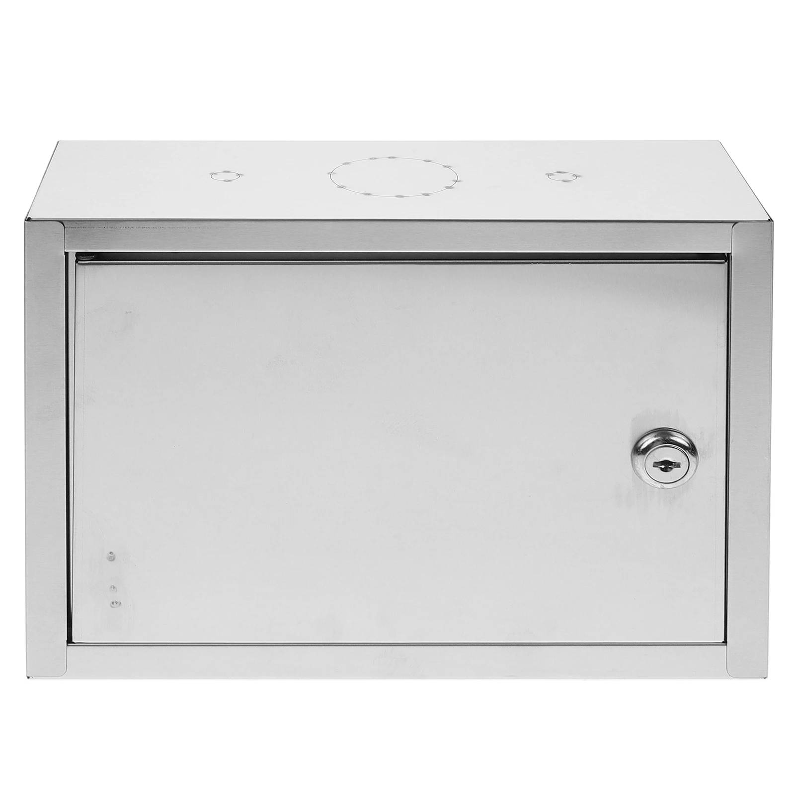 

Stainless Steel Box With Lock Container Wall Mounted Holder Lock for Packages Outdoor Delivery Mail Storage