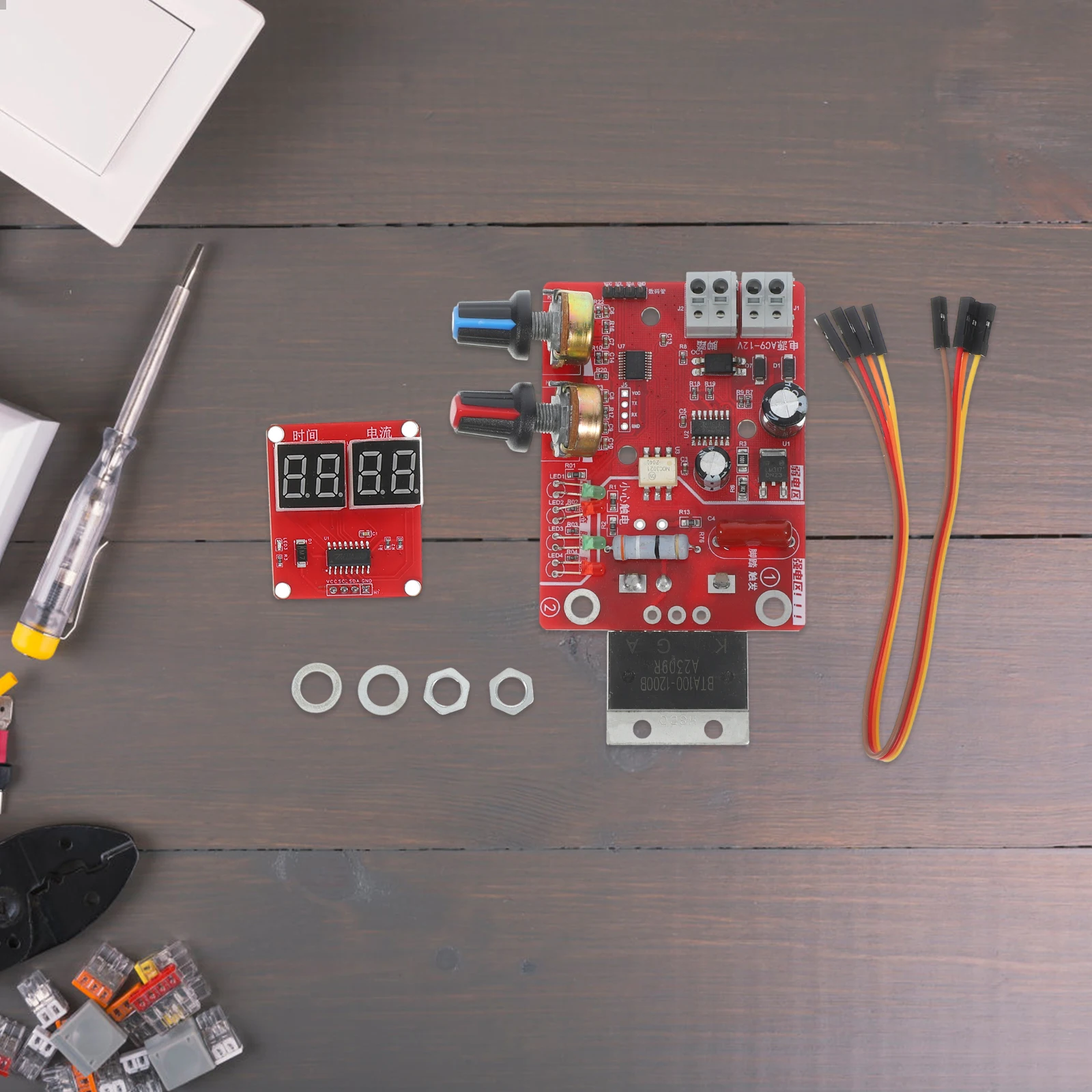 

Controller Spot-Welder Panel Spots Welding Board Digital Display Equipment Single Chip Microcomputer
