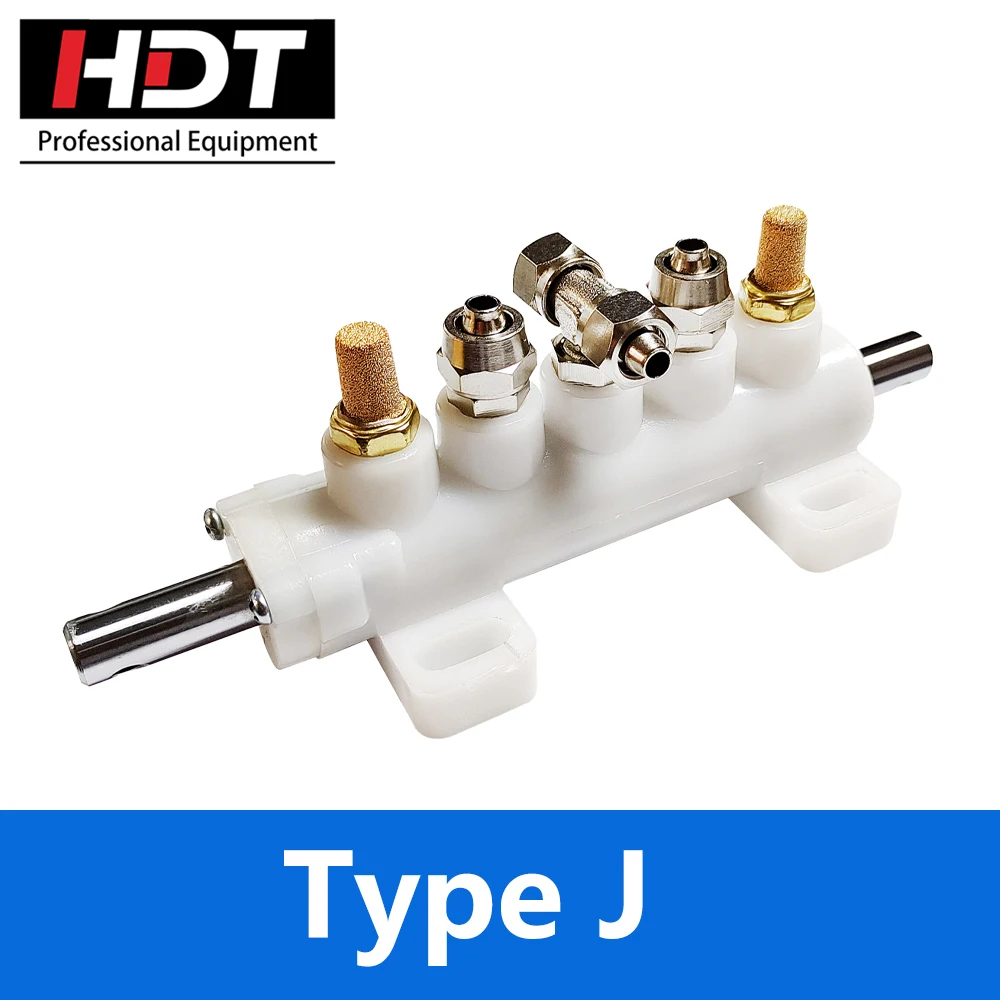 Detalhe 3 de Válvula solenoide Foot Pedal Five-way Air Valve Tire Bead Pneumatic Accessories for Tyre Changer Machine Pneumática