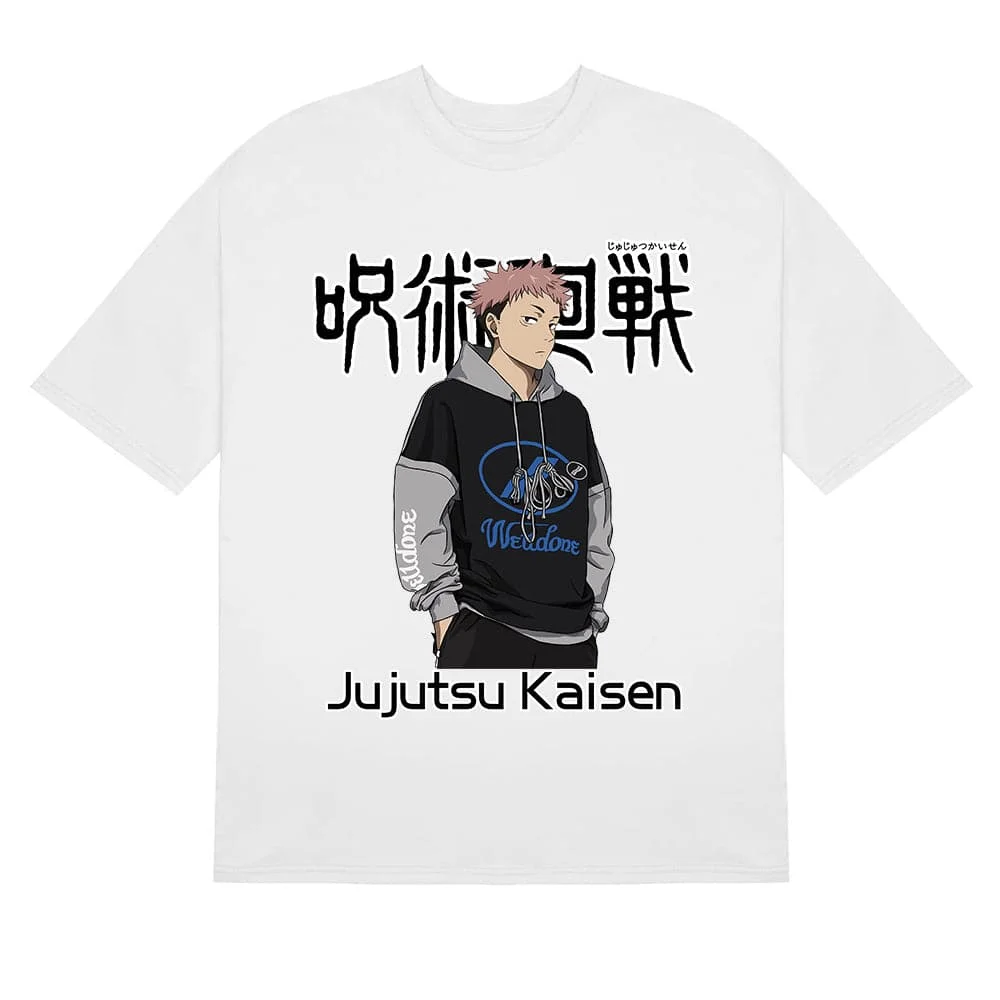 Itadori Yuji Jujutsu Kaisen T-Shirt - Stylish Hoodie Design