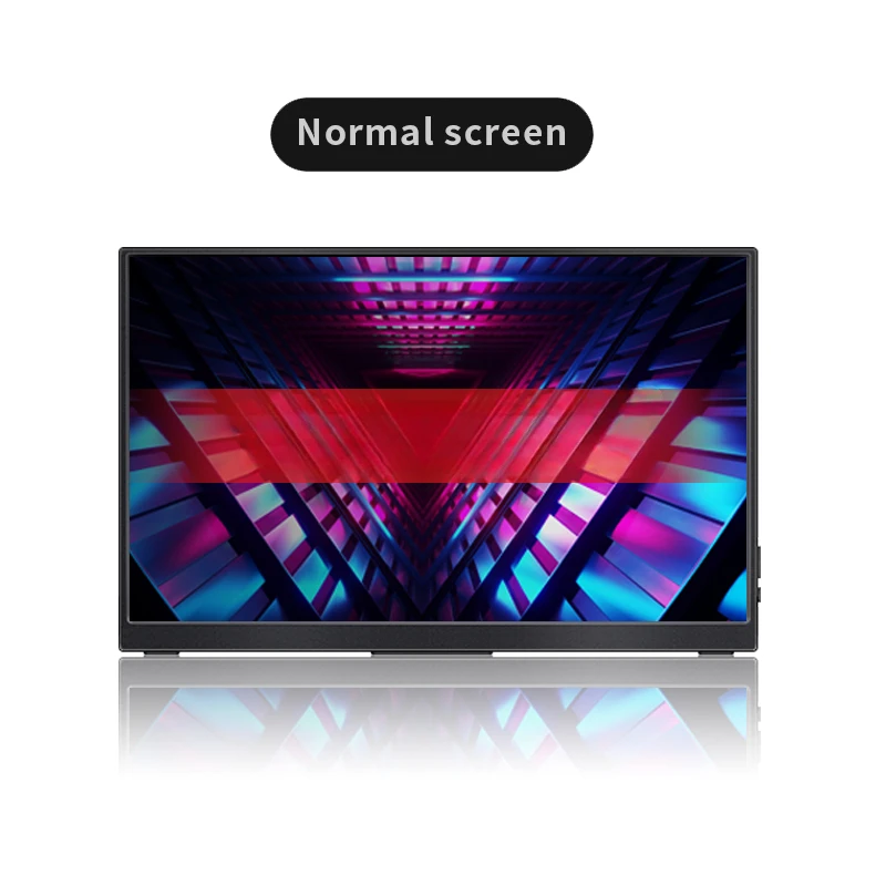 Laptop Game Phone Display Screen Extender, monitor portátil, interruptor de luz anti-azul, atualização da tela sensível ao toque, 4K OLED, 13,3"