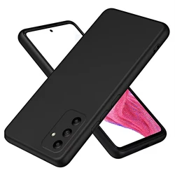 Black Silicone Case For Samsung Galaxy S24 S23 S22 S21 Plus Ultra A55 A25 A54 A34 A04 A53 A33 A23 A52 A32 A22 Shockproof Case