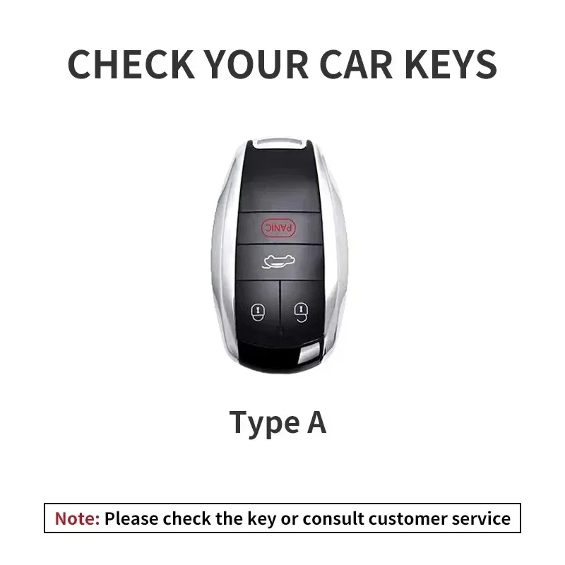 Car Key Cover Shell Fob for Bentley Bentayga 2017-2021 2AHMV-YK1 Leather Car Key Case Cover for Bentley Keyring Accessories