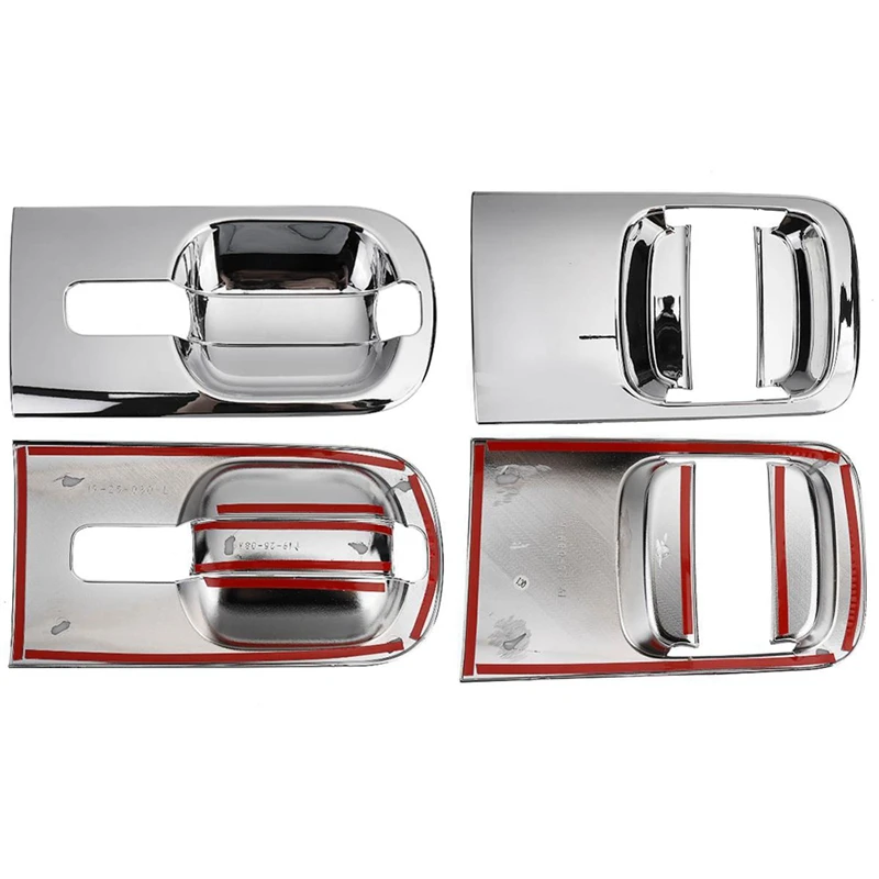 4Pcs For Hyundai H1 Grand Starex I800 Iload/Imax Chrome Door Outer Handle Cover Exterior Parts Auto Replacement Parts