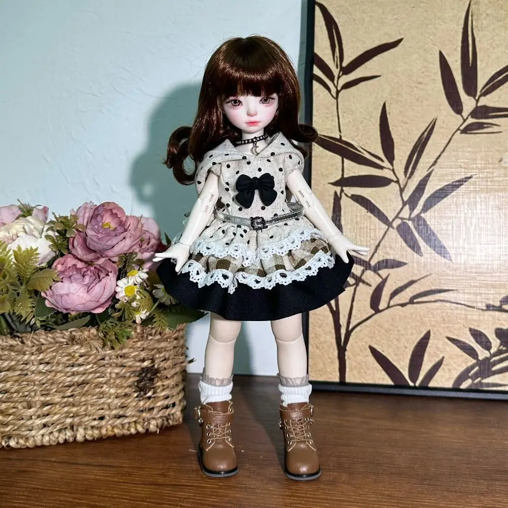 Vestiti alla moda carini da 30 cm Abbastanza stile autunno e inverno Abito maglione Cappotto Casual 1/6 BJD Set di abiti Giocattolo per ragazza Regalo