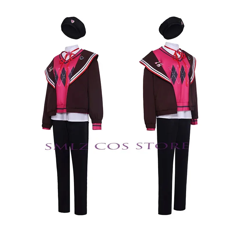 عيد الحب تويا Aoyagi تأثيري أنيمي مشروع Sekai حية سيئة فرقة زي تويا Aoyagi شعر مستعار PJSK الزي الرسمي رجل الهالوين