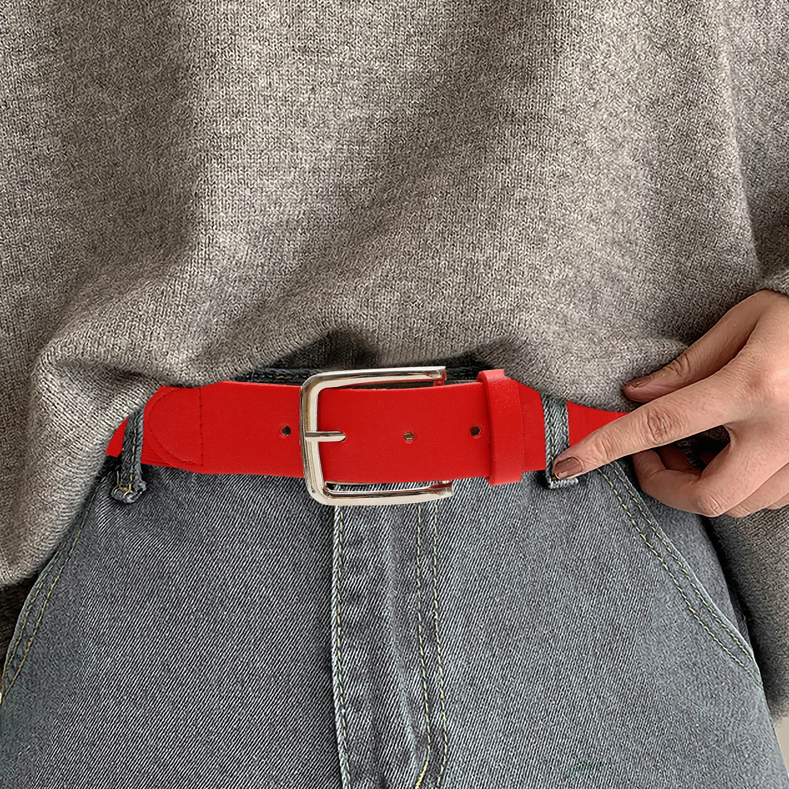 Kisangel Softball Belt for Women Girls Elastic Waistband Sport Baseball Ratchet Belt Red 128 Characters