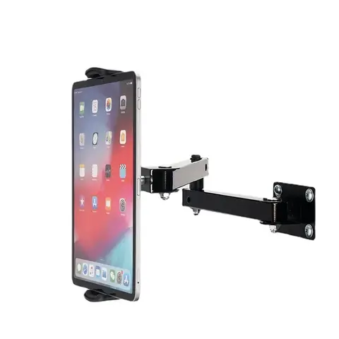 1pcs 벽 마운트 태블릿 스탠드 긴 팔 Stretchable 휴대 전화 벽 홀더 조정 가능한 금속 벽 iPad 스탠드 아이폰 4-13 인치