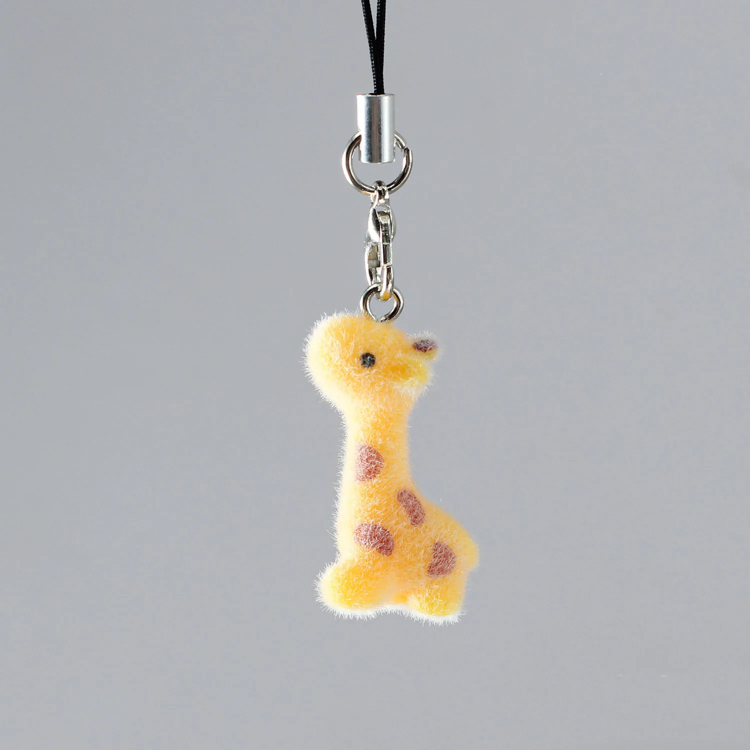 Resin Flocked Lion Cartoon Doll Animal Deer Pendant DIY Keychain Bag Car Decoration Accessories