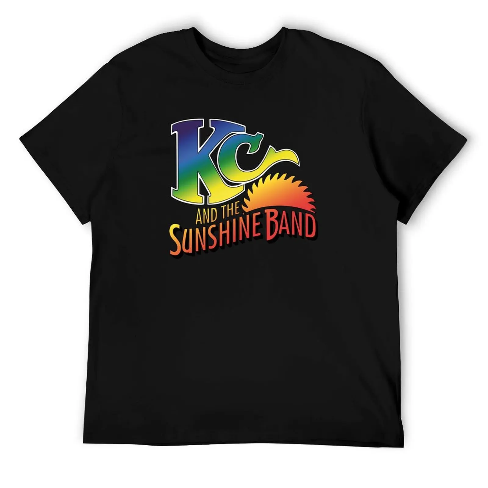 

KC And The Sunshine Band T-Shirt man graphic t shirt cotton tshirt 100% T-Shirt