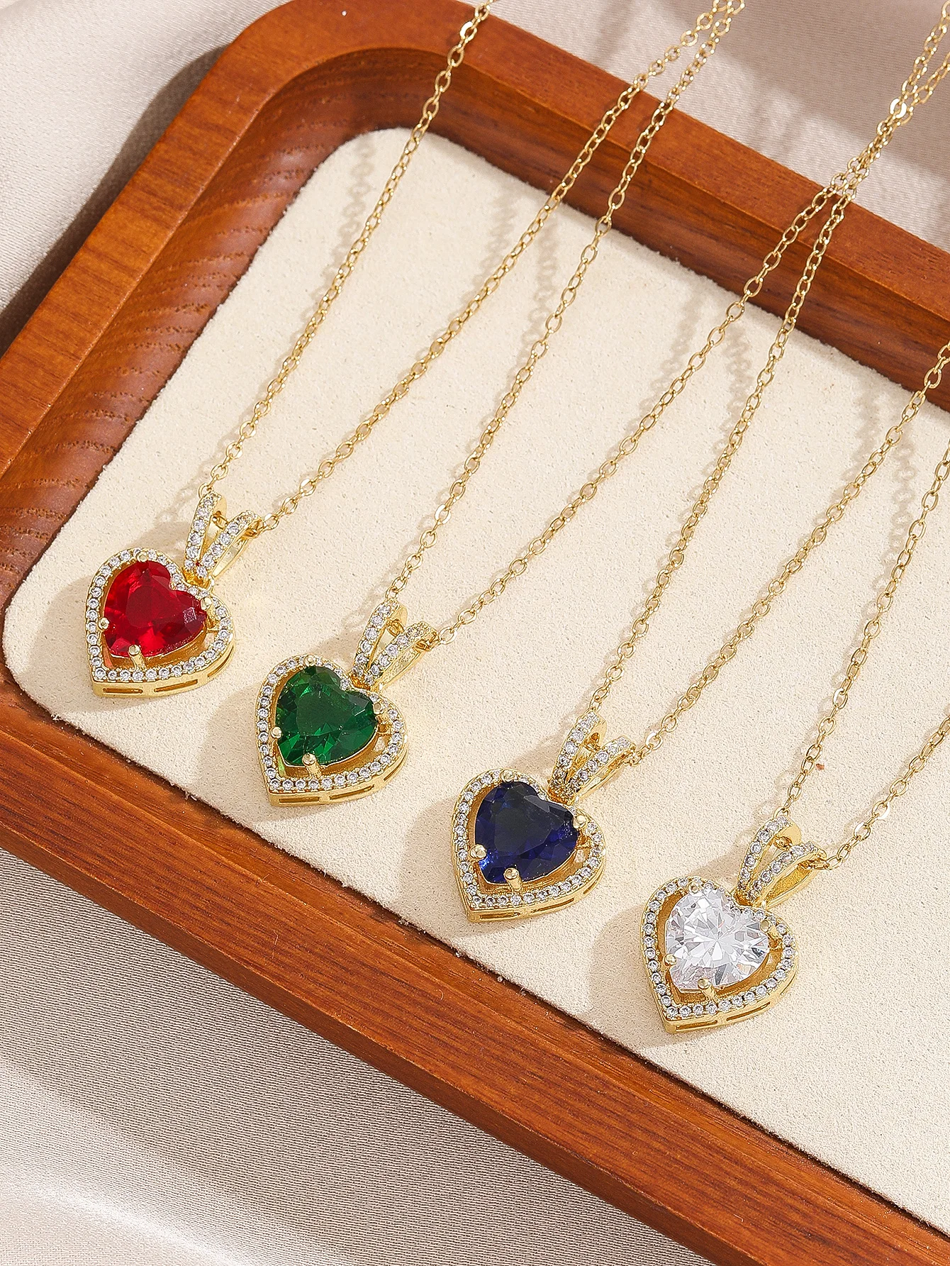 Hollow out Love Pendant Necklace INS Style Series Gift for Friends