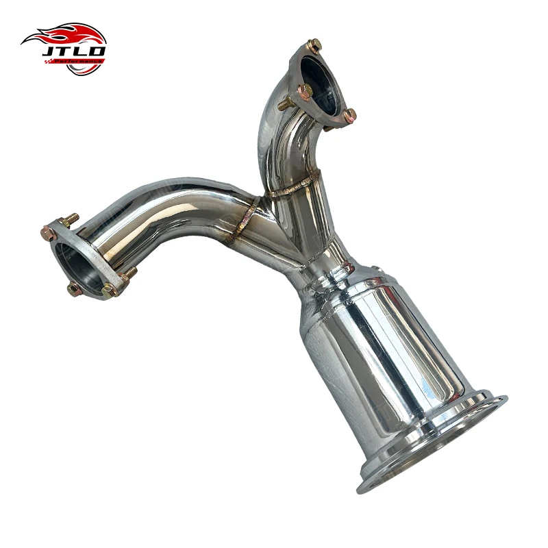 Professional High-Performance Stainless Steel Downpipe For Audi B9 B9.5 S4 S5 3.0T Turbo Back Exhaust System Upgrade