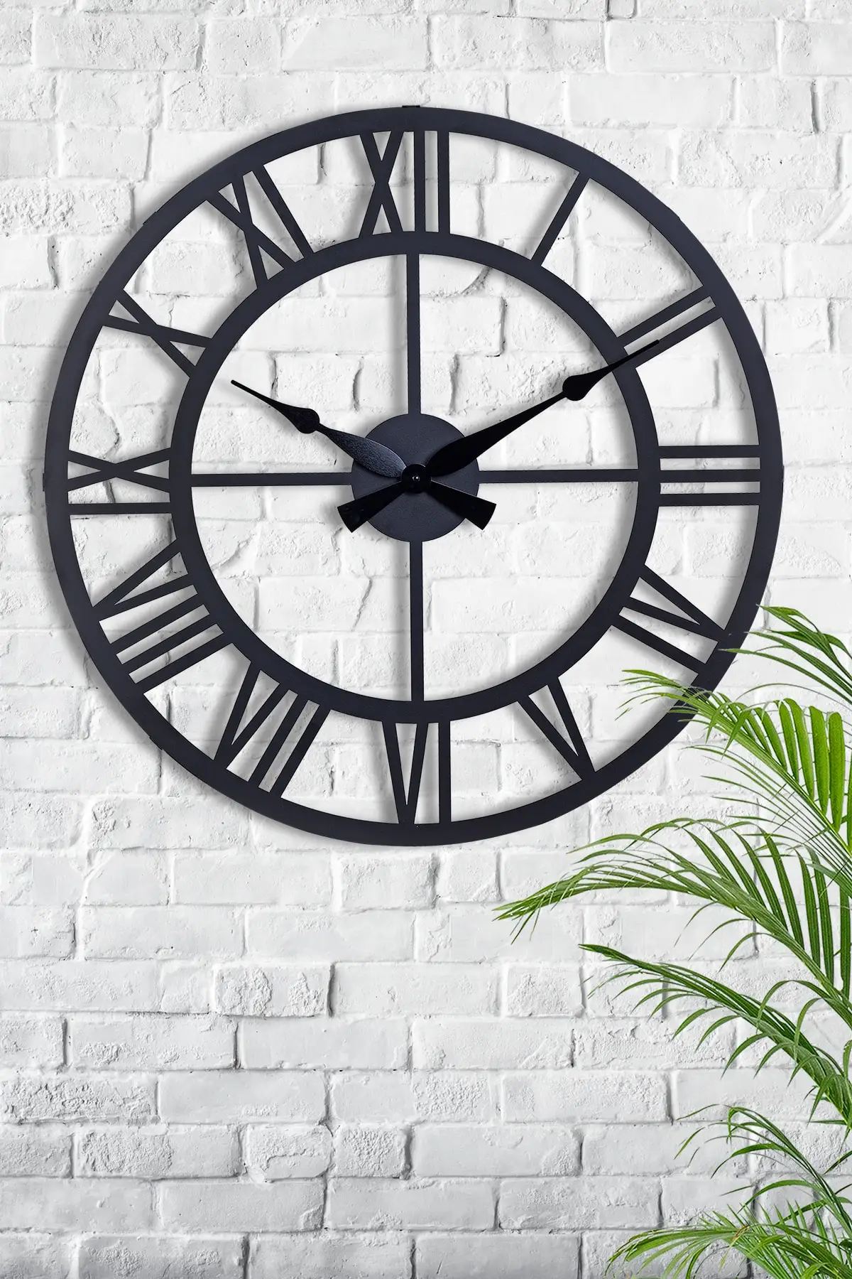 

Muyika Rome Metal 70 Cm Black Wall Clock 70x70 Cm Mds-70